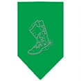 thumbnail image 1 of Boot Rhinestone Bandana Emerald Green Small, 1 of 1