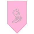 thumbnail image 1 of Boot Rhinestone Bandana Light Pink Small, 1 of 1