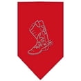 thumbnail image 1 of Boot Rhinestone Bandana Red Small, 1 of 1