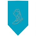 thumbnail image 1 of Boot Rhinestone Bandana Turquoise Small, 1 of 1