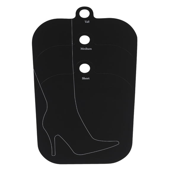 Household Essentials CedarFresh Boot Shapers, 2 Pairs, Plastic Boot Inserts, Pliable and Durable, Customizable Size, Perfect for Preserving Boot Shape and Quality, Black