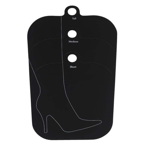 Household Essentials CedarFresh Boot Shapers, 2 Pairs, Plastic Boot Inserts, Pliable and Durable, Customizable Size, Perfect for Preserving Boot Shape and Quality, Black