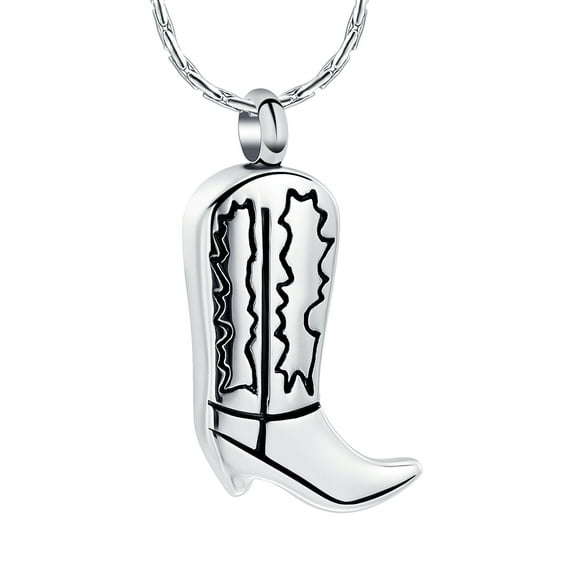 Boot Shoes Cremation Jewelry for Ashes Holder Urn Necklace Lockets for Human Ashes Urn Jewelry