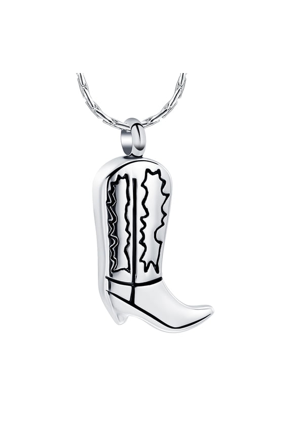 Boot Shoes Cremation Jewelry for Ashes Holder Urn Necklace Lockets for Human Ashes Urn Jewelry