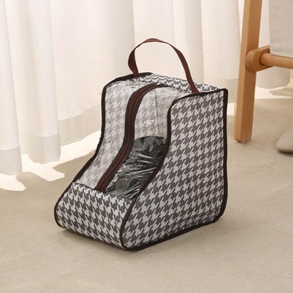 Boot Storage Bag, Portable Dust Proof Boot Bags for Cowboy Boots,Shoe Cover Protector Bag for Boots Storage and Organizer Packing with transparent window,suitable for home and travel
