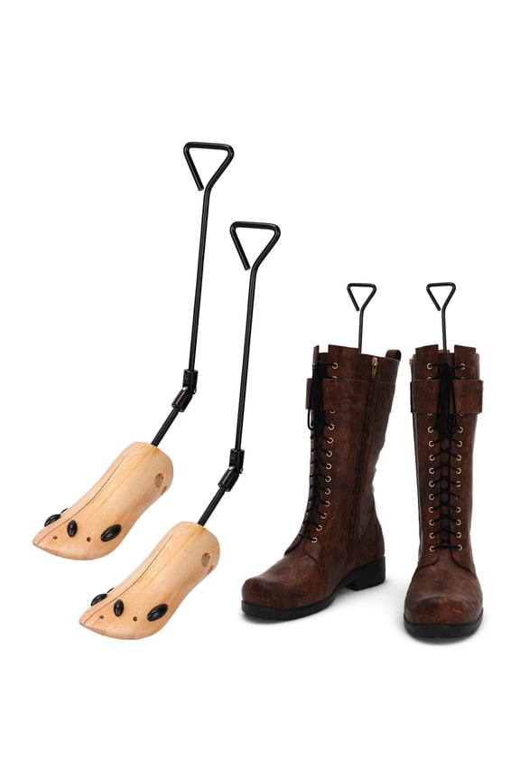 Boot Stretcher Shoe Stretcher Adjustable Width Shoe Shaper for Men (1 Pair L Size, 9-12 Men US)