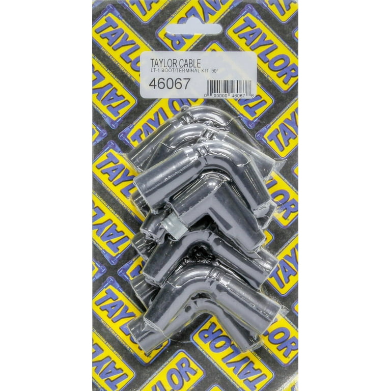 Taylor Cable Boot & Terminal Kit 90 Degree GM LS/LT/Vortec 46067 Taylor Cable Boot & Terminal Kit 90 Degree GM LS/LT/Vortec 46067
