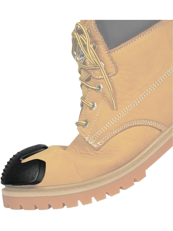 Boot Toe Guard - Black | Adhesive Toe Guard for Abrasion and Impact Protection | Easy Application Boot Protector | Extend The Life of Your Work Boots | Durable Protection for Work Footwear