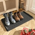 thumbnail image 1 of Boot-Tray Heavy Duty Rubber Mat with Lip Waterproof Shoe Mat Tray for Entryway Indoor Outdoor Multi Use Catch All Trays Entryway Shoe Storage 16x27.5 Inches, 1 of 6