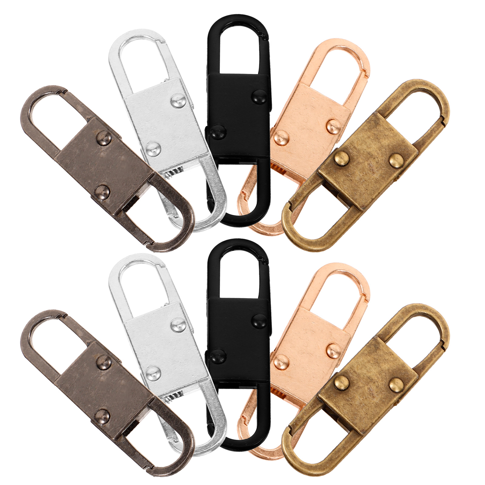 Boot Zipper Pulls Puller DIY Clothes Accessories Luggage Supplies Metal