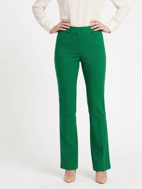 Boot-cut ponte pant