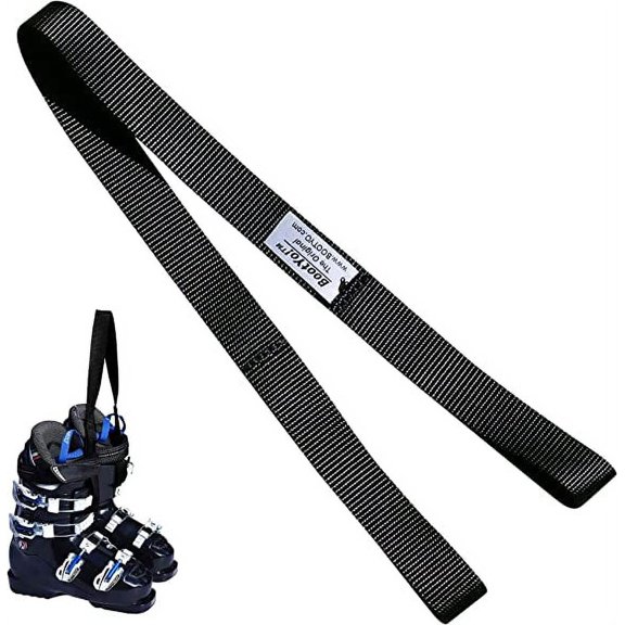 BootYo! by Mt Sun Gear Ski Boot and Snowboard Boot Carrier Straps Great for Any Type of ski Boot or Footwear-Black
