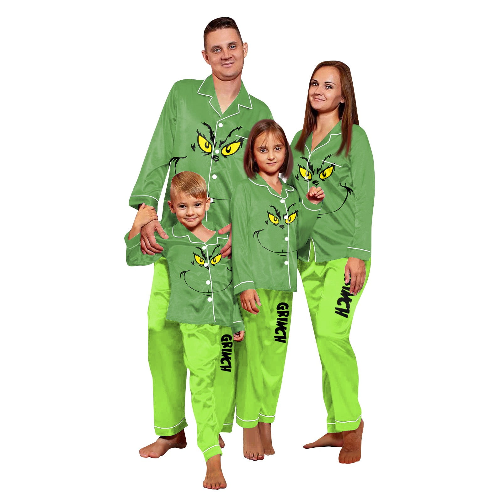 Very Elf Pyjamas Bootesun Christmas Green Elf Pajama Set, Matching Green Elf Onesie PJs ...