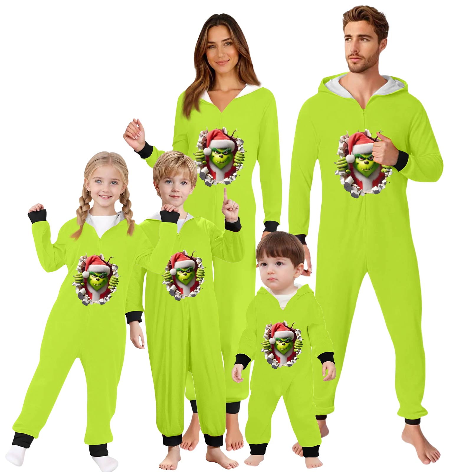 Bootesun Christmas Griinch Pajama Sets for Families, Matching Pajamas ...