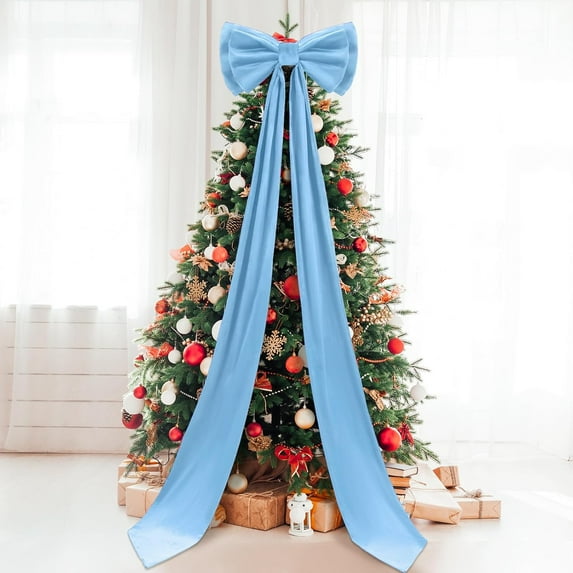 Bootesun Giant Bow Decorations, Christmas Tree Topper Decoration, Big Bows for Room Wall Backdrop, Bows Ribbon Tie for Wedding Christmas Fall Birthday Party Supplies, Christmas Decorations
