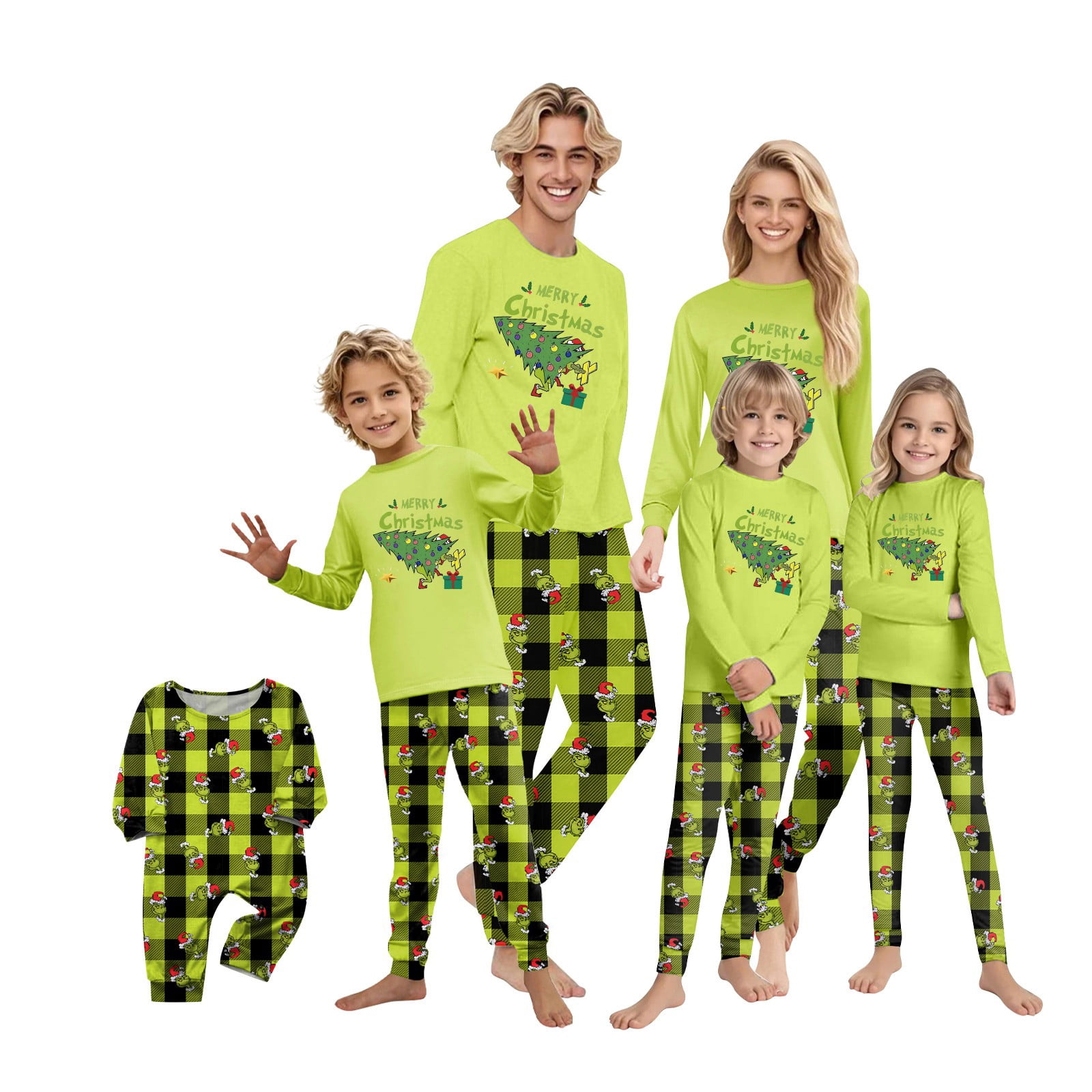 Matching Elf Cozy and Festive Christmas Pajamas for the Whole Family
