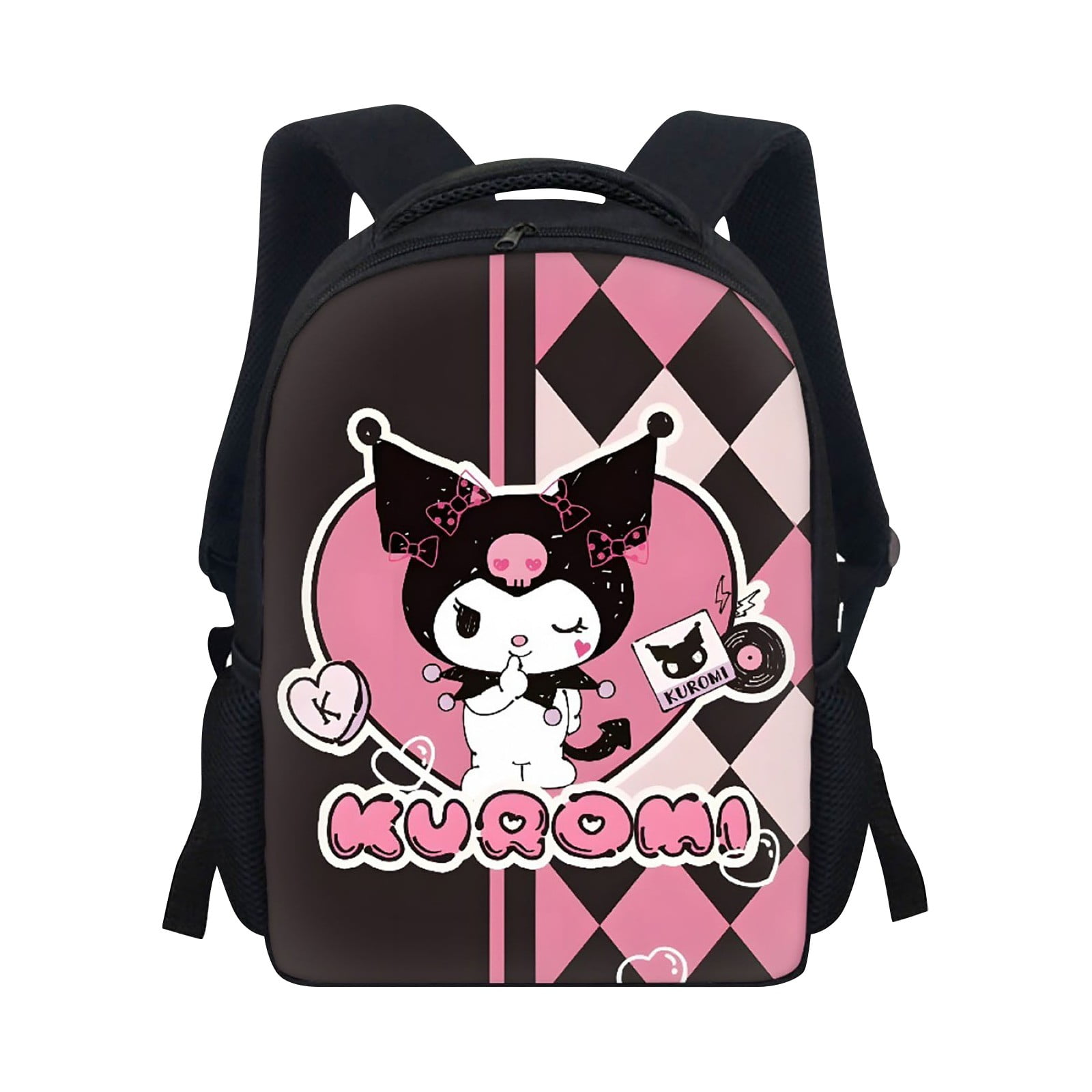 Bootesun Kawaii Kuromi Backpacks, Large Capacity Kuromi Print School
