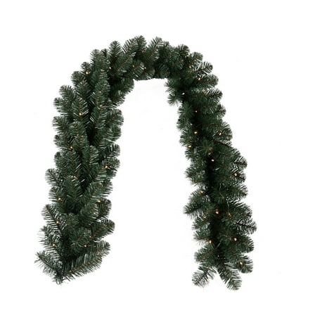 Bootesun Artificial Christmas Garland, Green, 6 Feet, 50 LED Lights