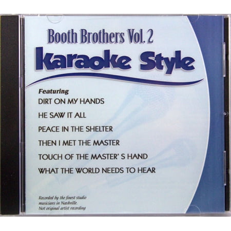 Booth Brothers Volume 2 Daywind Christian Karaoke Style NEW CD+G 6 Songs
