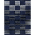 thumbnail image 1 of Booth Checkered Stripe Area Rug, 1 of 15