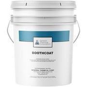 Booth Coating - Clear Peelable Paint Boothcoat - Protect Walls, Ceilings, & Light Fixtures - Easy Spray On Protective Shield - Water Based Coat for Easy Peel or Wash Removal - 5 Gallon (5140)