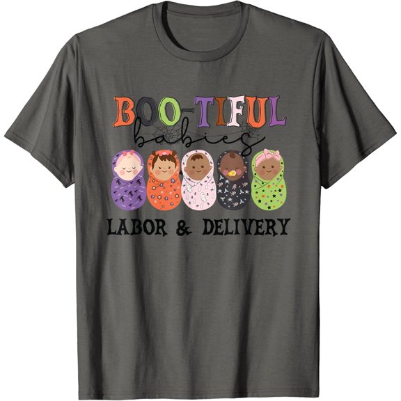 Bootiful Babies Labor And Delivery Nurse Halloween Party T-Shirt