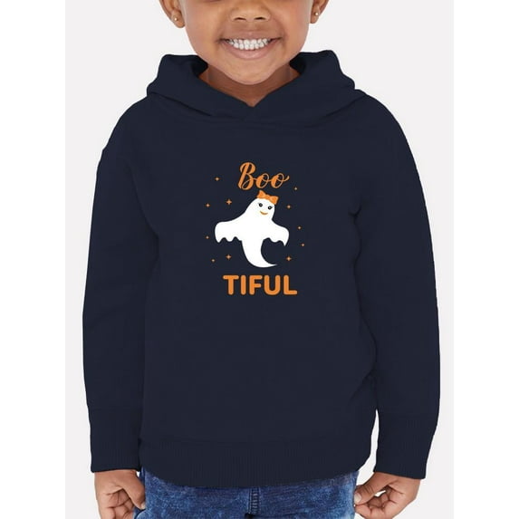 Bootiful Funny Ghost Pun Hoodie Toddler -Image by Shutterstock, 2 Toddler