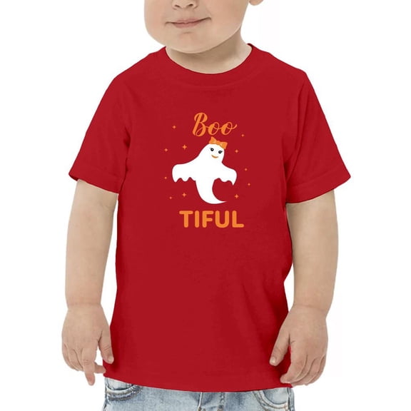 Bootiful Funny Halloween T - Toddler T-Shirt, Red