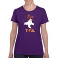 thumbnail image 1 of Bootiful. Ghost W Glitter T-Shirt Women -Image by Shutterstock, Female 4X-Large, 1 of 4