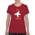 thumbnail image 1 of Bootiful. Ghost W Glitter T-Shirt Women -Image by Shutterstock, Female 5X-Large, 1 of 4