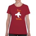 thumbnail image 1 of Bootiful. Ghost W Glitter T-Shirt Women -Image by Shutterstock, Female Small, 1 of 4