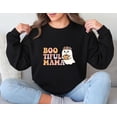 thumbnail image 1 of Bootiful Mama Funny Halloween Cute Ghost Mom Life Gift Sweatshirt, up to size 5XL, 1 of 2