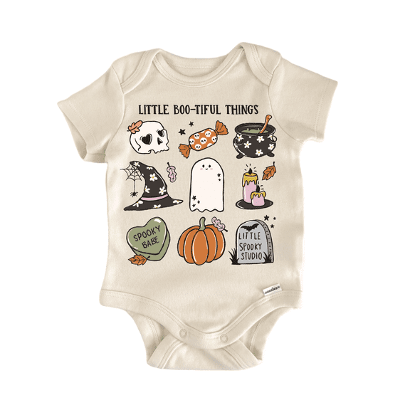 Bootiful Things Halloween Newborn Baby Bodysuit