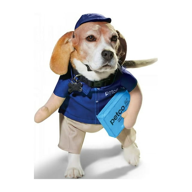 Bootique Cute Carrier Dog Cat Costume Small Pet Halloween Outfit Mailman Postal Worker Delivery Package
