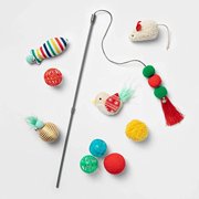 Boots& Barkley Cat Toy Gift Set Healthy Activity & Happiness - Catnip/Crinkle Assortment (10pk)