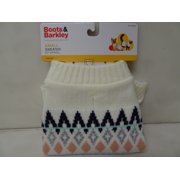 Boots & Barkley Small Pet Sweater - Cream/White With Diamond Pattern