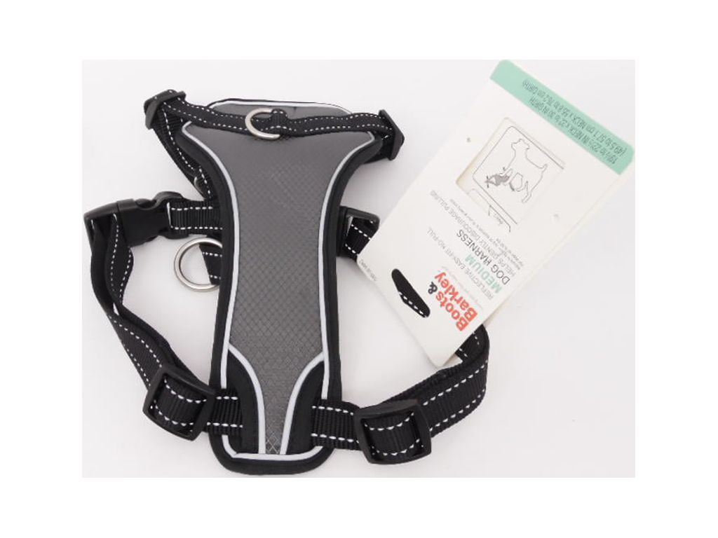 Boots & Barkley Ultimate Dog Harness Black, Reflective M Boots