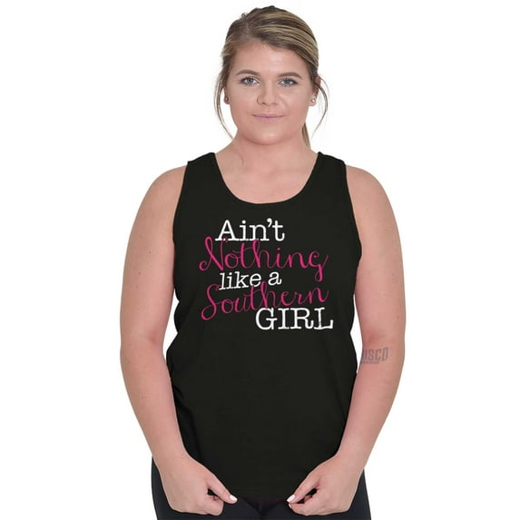 Boots Bling Country Southern Belle Tank Top Tee Shirt Women Brisco Brands L