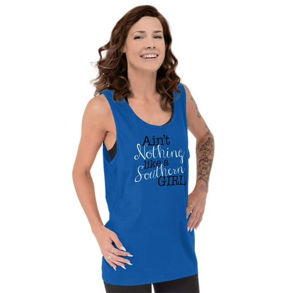 Boots Bling Country Southern Belle Tank Top Tee Shirt Women Brisco Brands X