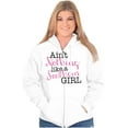 thumbnail image 1 of Boots Bling Country Southern Belle Zip Hoodie Sweatshirt Women Brisco Brands S, 1 of 5