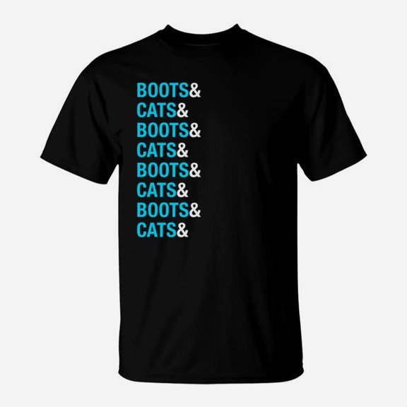 Boots Cats Funny Edm Rave Festival Techno TShirt