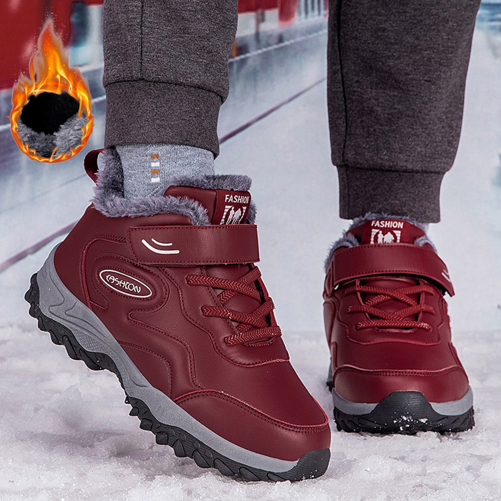 Boots Deals Of The Day Clearance Prime Water Proof Boots Womens Red ...