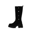 Boots Female 2024 New Autumn Winter Retro Chunky Heel AllMatching