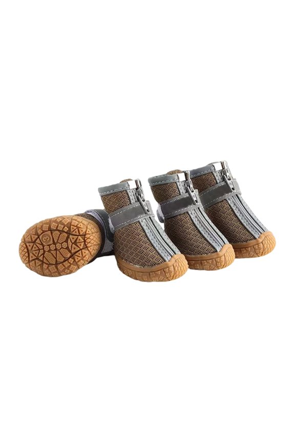Boots For All Weather Guard Shoes With Sole And Reflective Strips For Outdoor Walking Hiking Running On Various Terrains