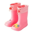 thumbnail image 1 of Boots For Girl Rain Boots Cartoon Children Rain Boots Boys And Rain Boots Water Rubber Girls Shoes&nbsp;(18 Months-24 Months), 1 of 4