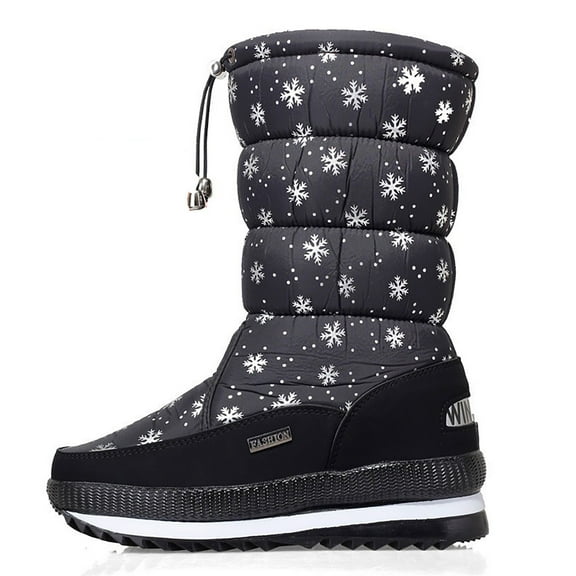 Boots For Women's Winter Solid Color Thick Soled And Protective Snow Boots On Boots Multicolour