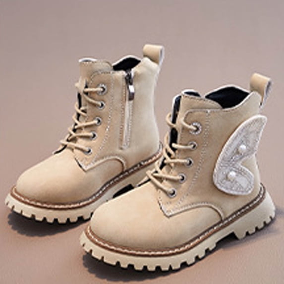 Boots For Girls Fall Girls' Boots Children'S British Style Short Boots Fashionable For Middle And Older Children Fashion Outdoors Hiking Riding Casual Shoes
