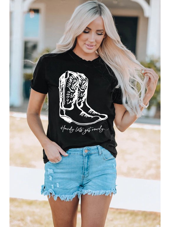 Boots Graphic Tee Shirt