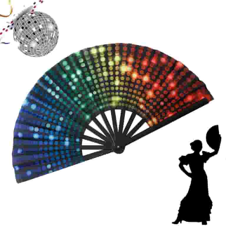 Boots On The Ground Popping Hand Fans – Loud Clacking Fans For Line Dancing & Western Parties
