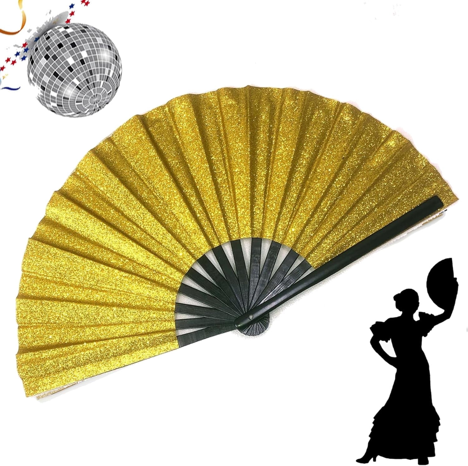 Boots On The Ground Popping Hand Fans – Loud Clacking Fans For Line Dancing & Western Parties